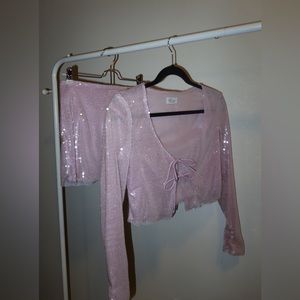 Oh Polly sequin two piece set